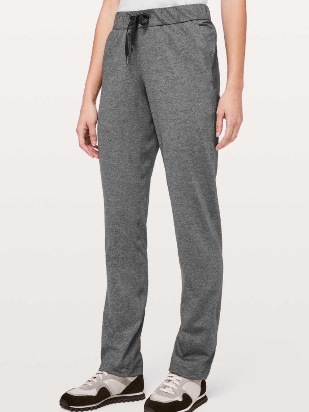 Lululemon On The Fly Pant Full Length 31"
Heathered Black 6